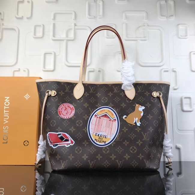 Louis Vuitton Outlet original monogram canvas NEVERFULL MM M40995