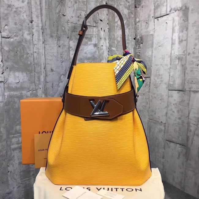 Louis Vuitton Outlet original Epi leather TWIST BUCKET M52803 yellow