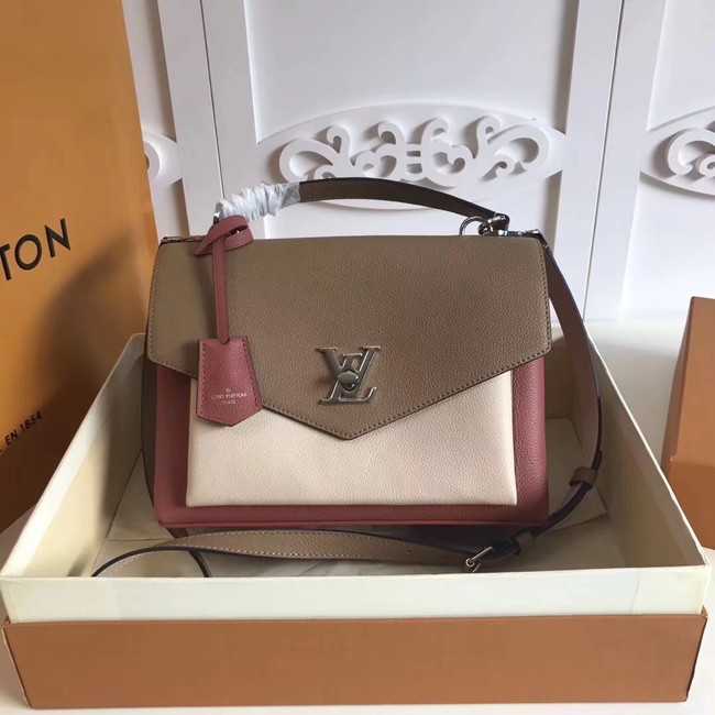 Louis Vuitton Outlet original MY LOCKME M54849 Galet&white