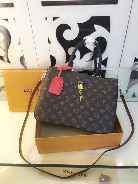 Louis Vuitton Outlet monogram canvas MILLEFEUILLE M44254 red