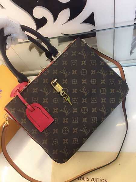 Louis Vuitton Outlet monogram canvas MILLEFEUILLE M44254 red