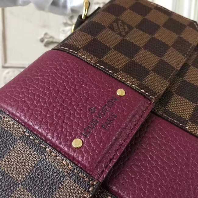 Louis Vuitton Outlet Original Damier Ebene Canvas BOND STREET M64416 Lie de Vin