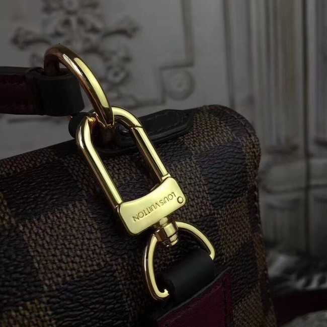 Louis Vuitton Outlet Original Damier Ebene Canvas BOND STREET M64416 Lie de Vin