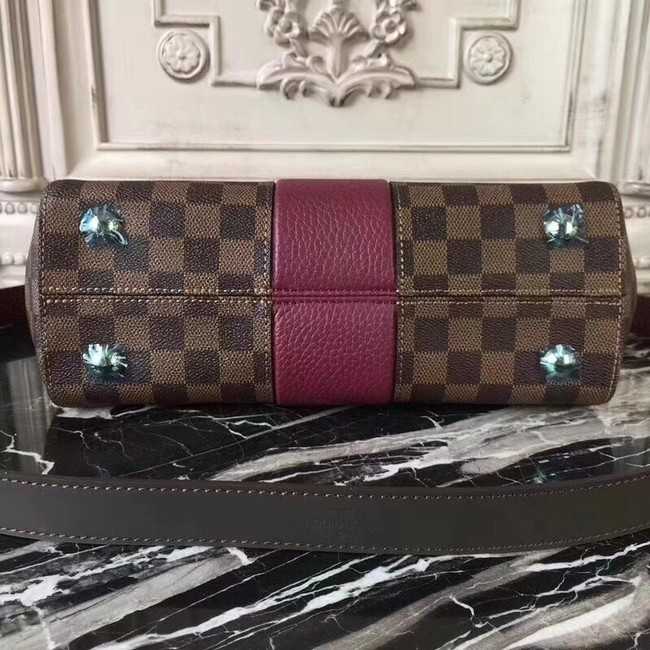 Louis Vuitton Outlet Original Damier Ebene Canvas BOND STREET M64416 Lie de Vin