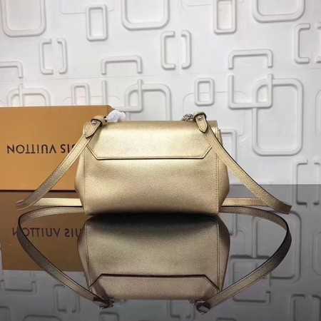 Louis Vuitton Outlet soft original calf leather LOCKME BB Bag M50250 Gold