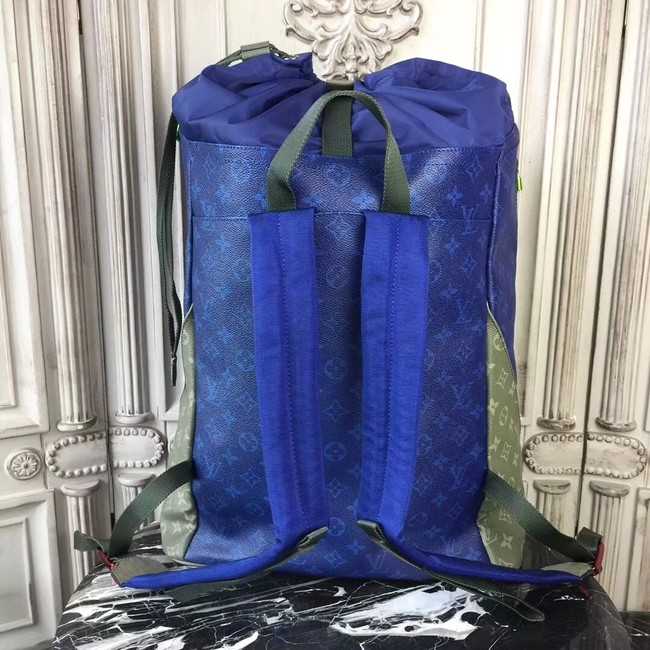 Louis Vuitton Outlet Monogram Christopher Backpack OUTDOOR 43834 blue