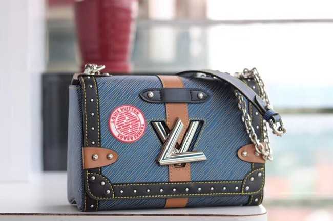 Louis Vuitton Outlet TWIST MM M50296 blue