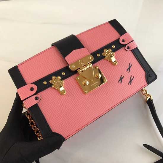 Louis Vuitton Outlet Epi Leather TRUNK CLUTCH M51697 pink