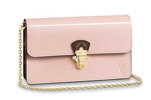 Louis Vuitton Outlet Original CHERRYWOOD CHAIN WALLET M63306 Rose Ballerine