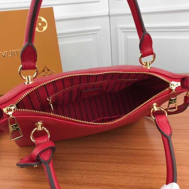 Louis Vuitton Outlet Mahina Leather m66817 red