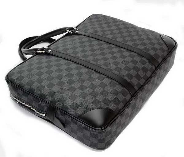 Louis Vuitton Outlet Damier Graphite Canvas Popte-Documents Voyage N41125