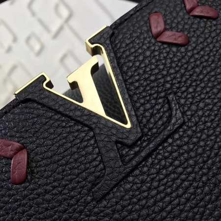 Louis Vuitton Outlet capucines original Calf leather M42253 black