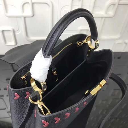 Louis Vuitton Outlet capucines original Calf leather M42253 black