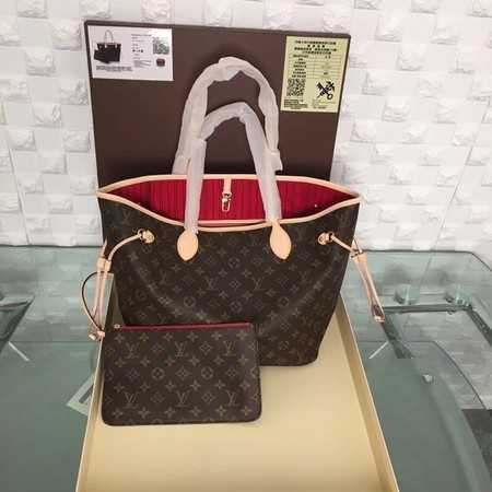 Louis Vuitton Outlet original monogram canvas neverfull mm M50367