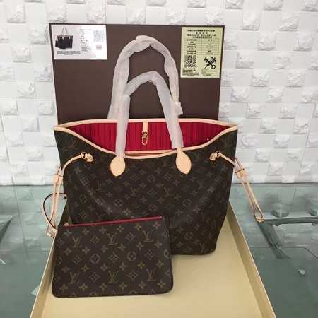 Louis Vuitton Outlet original monogram canvas neverfull mm M50367