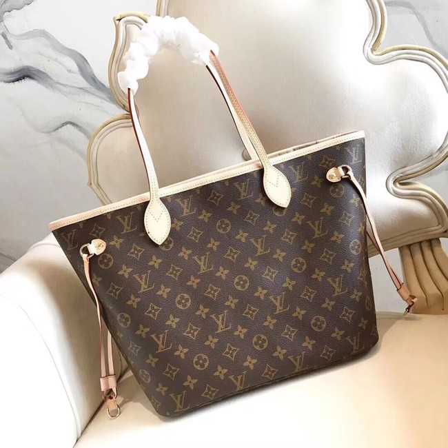 Louis Vuitton Outlet Monogram Canvas Original NEVERFULL MM M40997 red