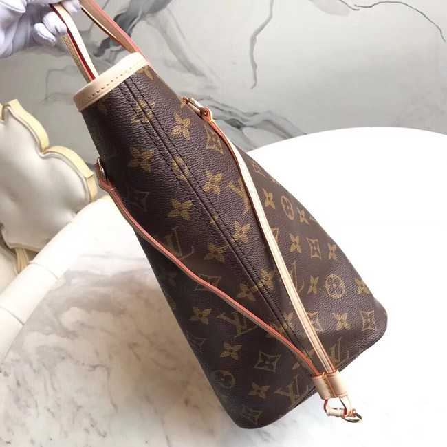 Louis Vuitton Outlet Monogram Canvas Original NEVERFULL MM M40997 red