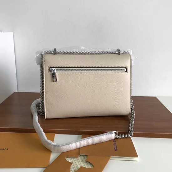 Louis Vuitton Outlet Original Leather Evening Bag Clutch Love Note replica M54500 cream