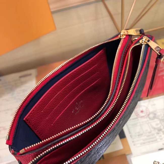 Louis Vuitton Outlet POCHETTE DOUBLE ZIP M63919 red