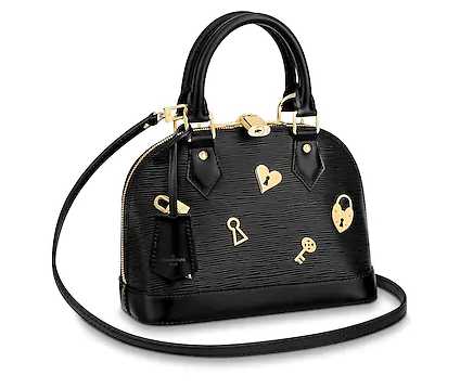 Louis Vuitton Outlet original ALMA BB M52884 Black