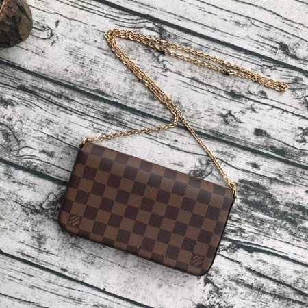 Louis Vuitton Outlet original Damier Canvas pochette felicie M61276