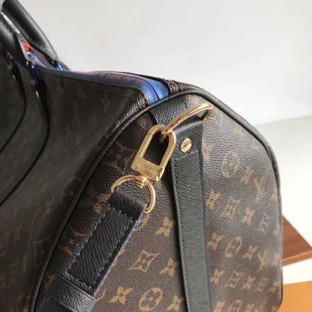 Louis Vuitton Outlet Monogram Canvas Keepall 50CM with Shoulder Strap 43817