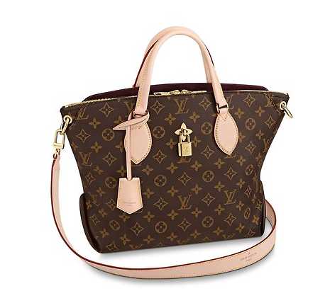 Louis Vuitton Outlet original FLOWER ZIPPED TOTE MM M44347 Beige