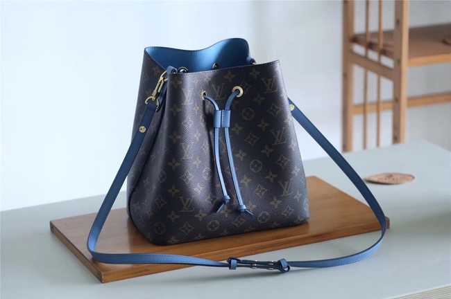 Louis Vuitton Outlet Monogram Canvas Original NEONOE M43569 blue