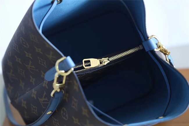 Louis Vuitton Outlet Monogram Canvas Original NEONOE M43569 blue