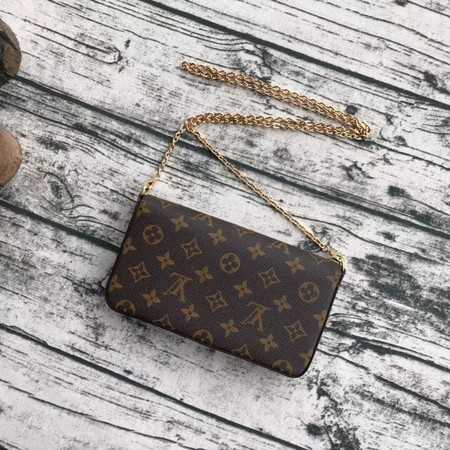 Louis Vuitton Outlet original monogram canvas pochette felicie M61276