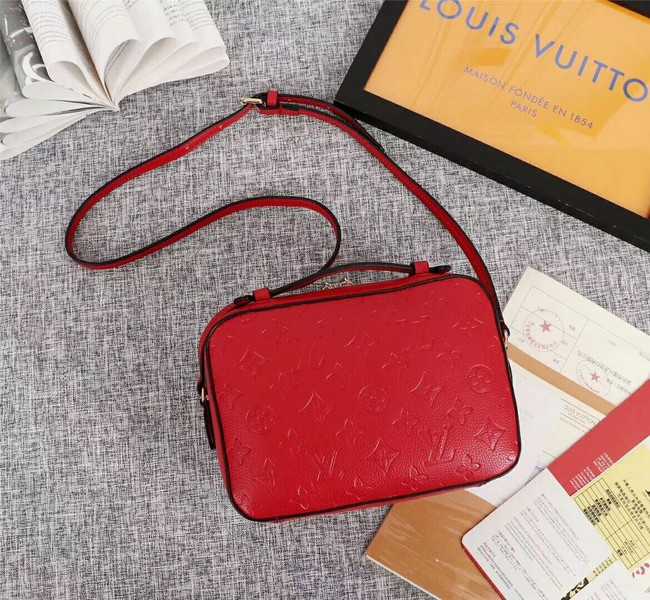 Louis Vuitton Outlet mongram empreinte SAINTONGE M44593 red