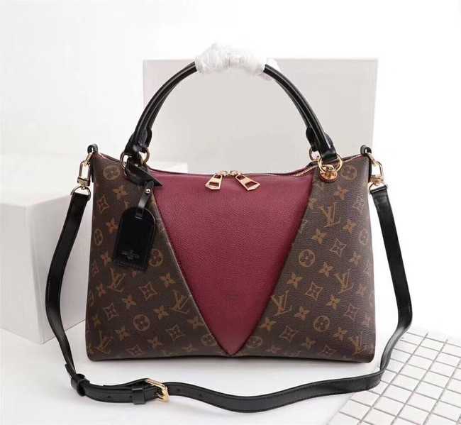 Louis Vuitton Outlet V TOTE MM M43949 Bordeaux Red