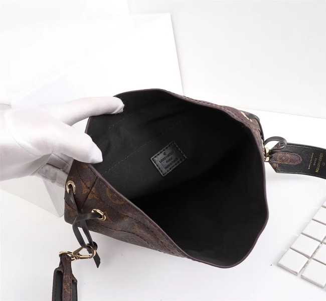 Louis Vuitton Outlet Monogram Canvas NOE POUCH M43445 black