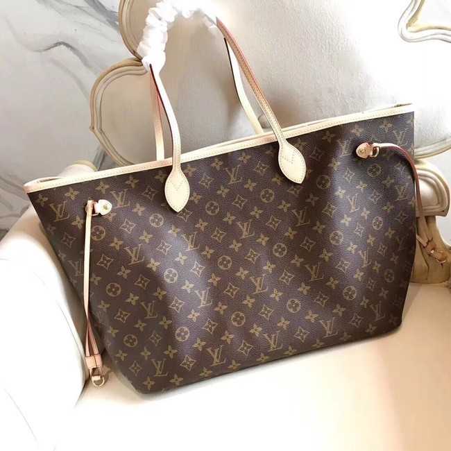 Louis Vuitton Outlet Monogram Canvas Original NEVERFULL GM M40990 red