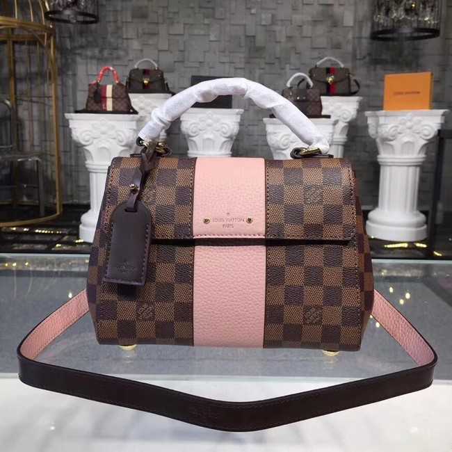 Louis Vuitton Outlet Original Damier Ebene Canvas BOND STREET BB N41071 pink