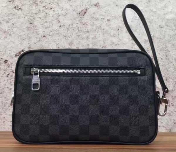 Louis Vuitton Outlet Damier Graphite Canvas KASAI CLUTCH N41664