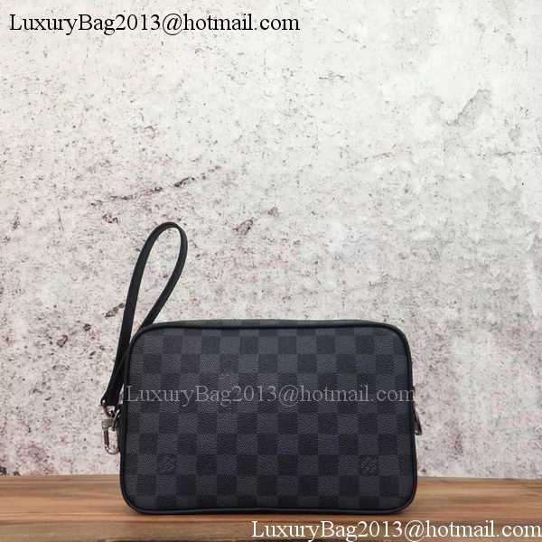 Louis Vuitton Outlet Damier Graphite Canvas KASAI CLUTCH N41664