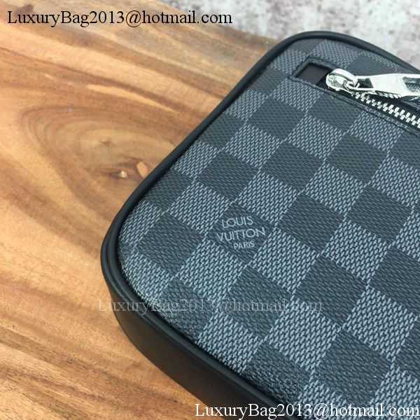 Louis Vuitton Outlet Damier Graphite Canvas KASAI CLUTCH N41664