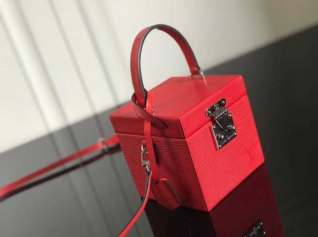 Louis Vuitton Outlet original Epi Leather BLEECKER BOX M52466 red