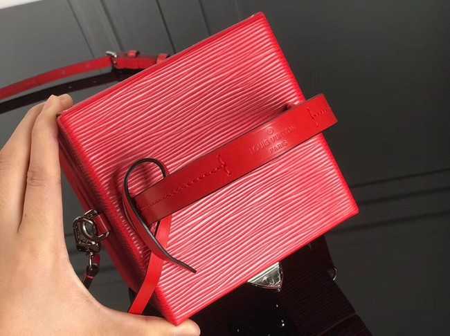 Louis Vuitton Outlet original Epi Leather BLEECKER BOX M52466 red