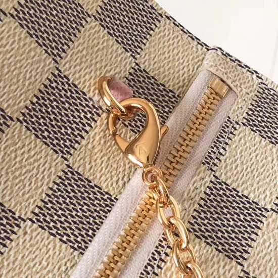 Louis Vuitton Outlet Pochette Weekend original Damier Azur Canvas N60108