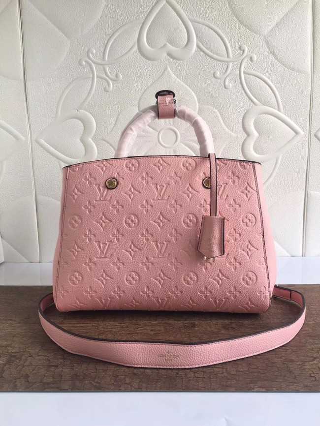 Louis Vuitton Outlet mongram empreinte MONTAIGNE N41046 pink