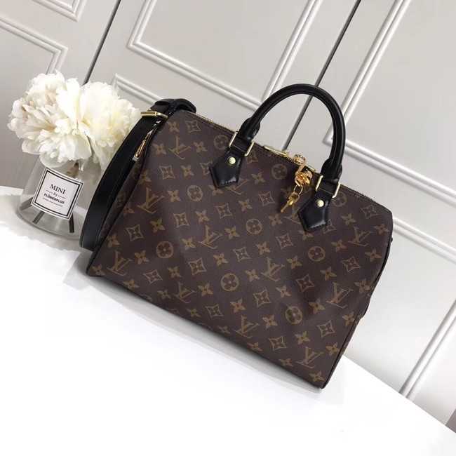 Louis Vuitton Outlet original SPEEDY BANDOULIERE 30 M41112 black