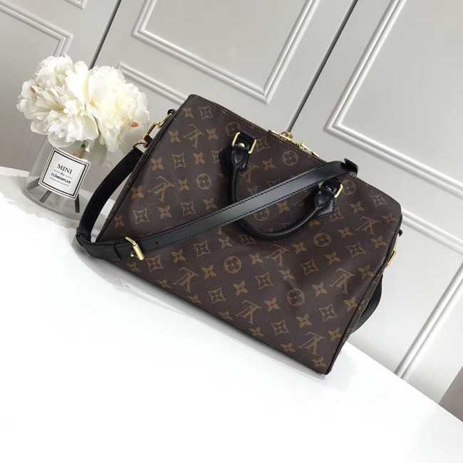 Louis Vuitton Outlet original SPEEDY BANDOULIERE 30 M41112 black