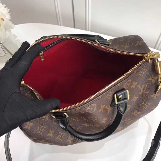 Louis Vuitton Outlet original SPEEDY BANDOULIERE 30 M41112 black