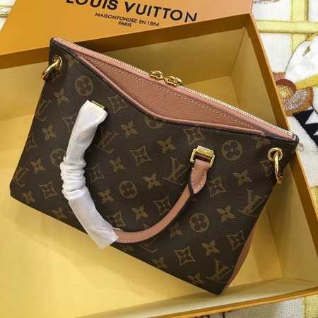 Louis Vuitton Outlet original Monogram Canvas Pallas Bag M42961 Nude