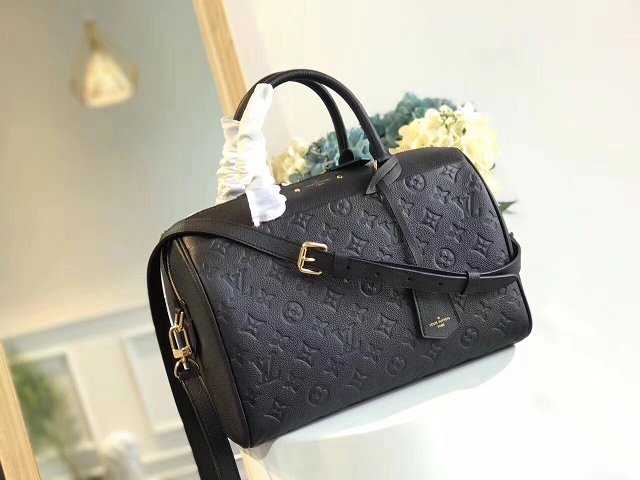 Louis Vuitton Outlet original monogram empreinte speedy M42395 black