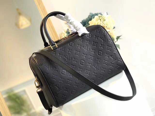 Louis Vuitton Outlet original monogram empreinte speedy M42395 black