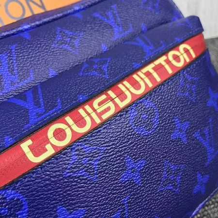 Louis Vuitton Outlet monogram canvas waist pack SAC CEINTRE PM M42828 blue