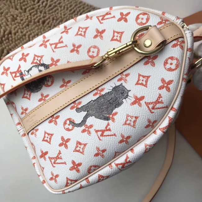 Louis Vuitton Outlet SPEEDY 30 BANDOULIERE M44401 white